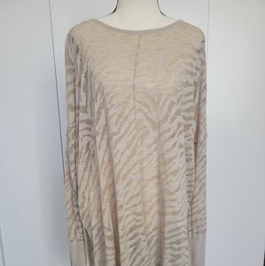 H&M Sheer Sweater Tee Large
